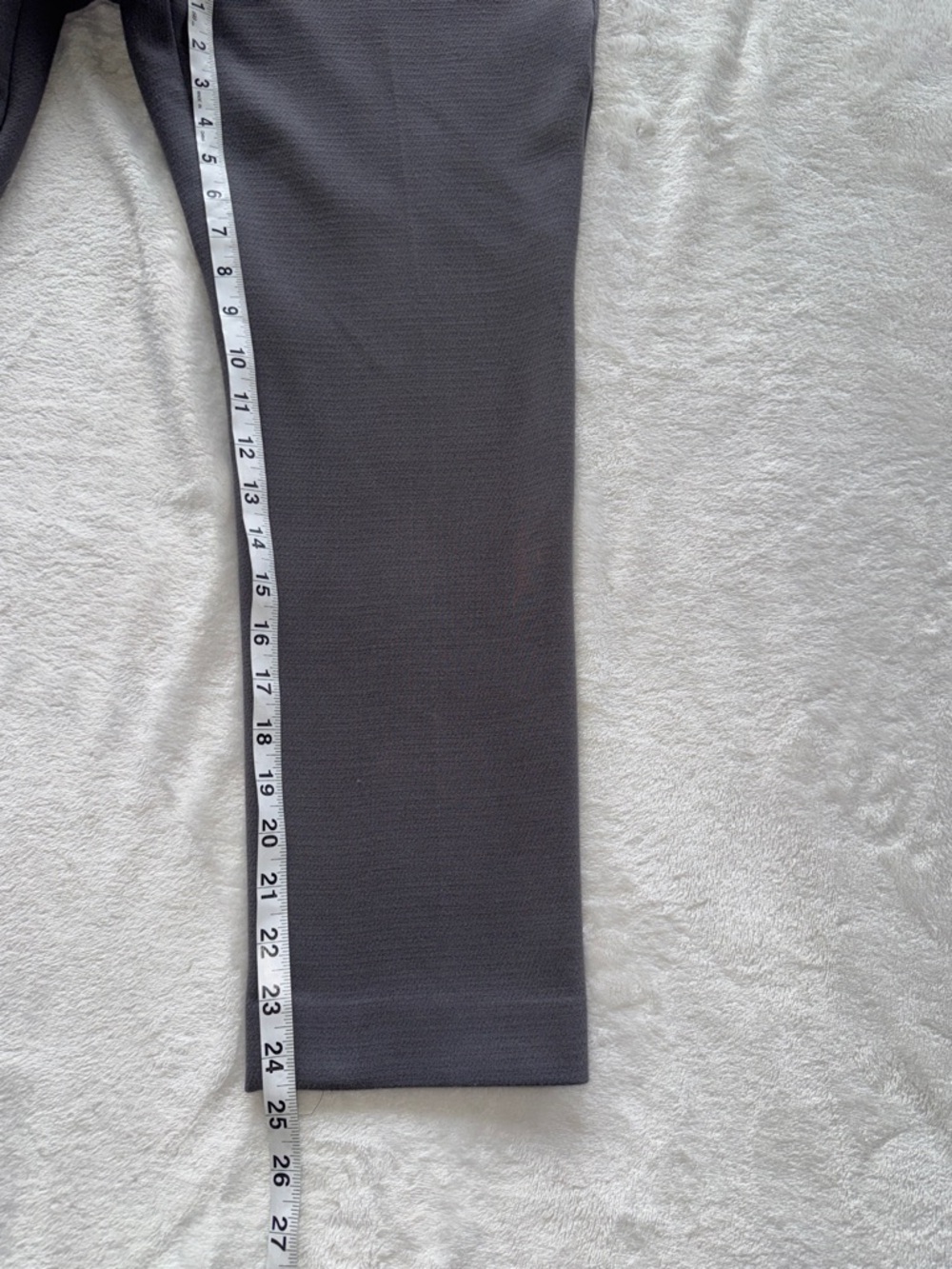 Ann Taylor Slate Gray Tailored Dress Pants Timeless Classic Ankle Stretch - Picture 9 of 10